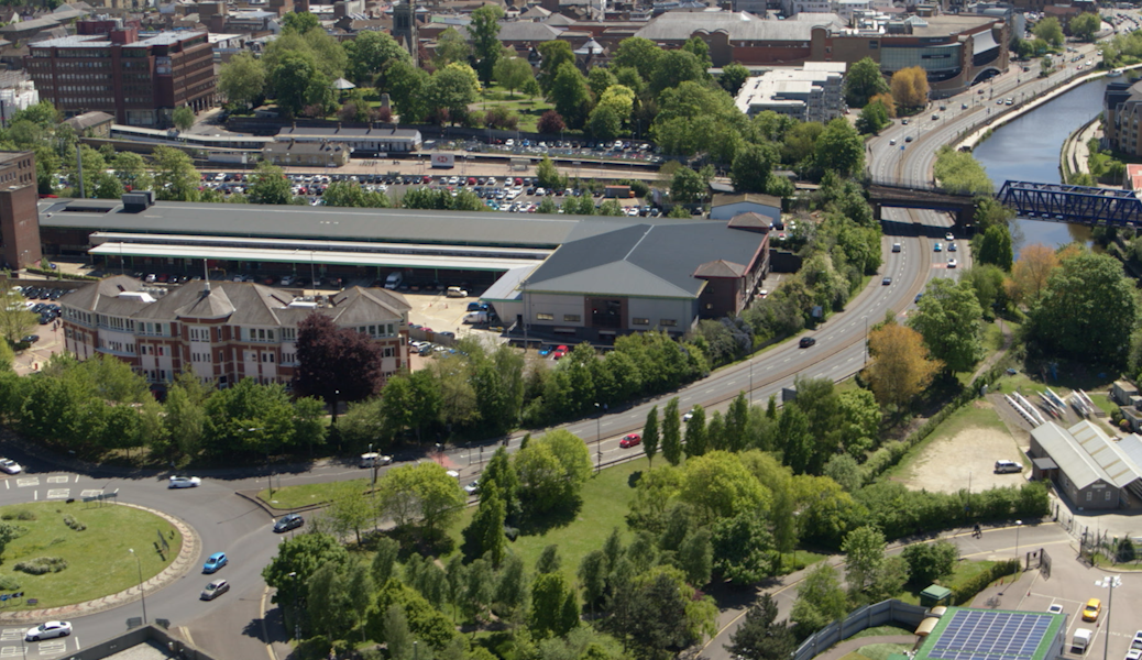Maidstone Web Designers - Aerial View of Maidstone River Medway and Fremlin Walk