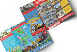 Diggerland Leaflet Design by Celia Kelly Twister Marketing Graphic Design